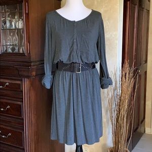 GAP gray comfortable jersey knit dress